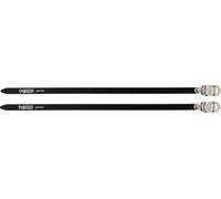 MKS Correas para Puntera Cuero 420mm Largo Negro
