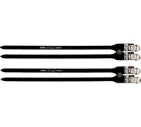 MKS Correas de pedal FIT Alpha Sports 2-buckle negro one_size