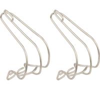 MKS Ganchos de pedal CAGE CLIP gris L