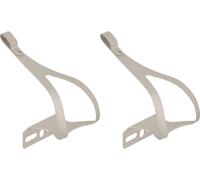 MKS Ganchos de pedal Toe Clip Alloy gris M