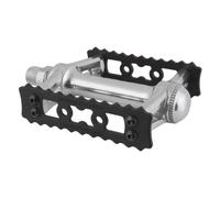 MKS Japón Sylvan Gordito Pedales Aleación 9/16" Plata/Negro - Corteza Motos