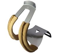 MKS Medio Clip de Acero-Profundo-con Cuero Dedos, Unisex, metálico, Talla única