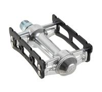 MKS Sylvan Rastrear Pedales Negro/Plata 9/16" Fija Engranaje Road Turismo Bike