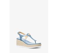 MKSandalia de dedo Val de piel con cuña - Azul - Michael Kors EU 36.5