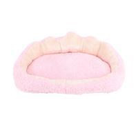 MKSDJFKA Cama de Felpa para Mascotas, Suave, cálida y cómoda Cama para Gatos, sofá Cama Multifuncional Espacioso para Perros con Tablero de Densidad, Cama elevada para Dormir para Mascotas (Rosa)