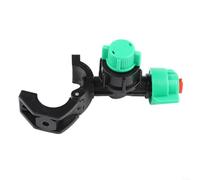 MKTOLHUS Boquilla de riego antigoteo con interruptor de control de flujo, rociador de riego de jardín de plástico de ingeniería para agricultura y uso agrícola, verde y negro (1 paquete) (B)