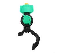 MKTOLHUS Boquilla de riego antigoteo con interruptor de control de flujo, rociador de riego de jardín de plástico de ingeniería para agricultura y uso agrícola, verde y negro (1 paquete) (A)