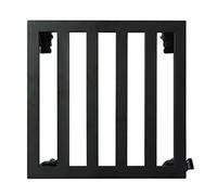 Mkuha Transportadores de Macetas, Base con Ruedas para Macetas, Soporte para Macetas con Ruedas Cuadrado, Soporte para Macetas Exterior Hierro, Base con Ruedas Carga Pesada, Black, 40