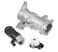 MKVAXR 1 Juego de Interruptor de Encendido y Cilindro de Bloqueo de dirección con Llave 1K0905851B, Interruptor de Arranque for VW, Jetta, Golf, A3 TT, Seat, Skoda, Conjunto de Cerradura de encend