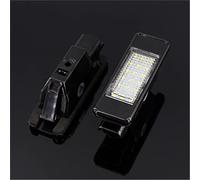 MKVAXR 2 lámparas de matrícula con 18 Luces LED for Citroën C2 C3 C4 C5 C6 DS3 y Peugeot 106 207 307 308 406 407 508 1007 3008 Luz de matrícula de Coche