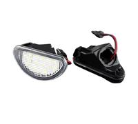 MKVAXR 2 uds 15 SMD luz de matrícula lámpara de número Accesorios de Coche Blancos Piezas de automóvil, for Toyota Aygo MK I 2005-2014 Estilo de Coche Luz de matrícula