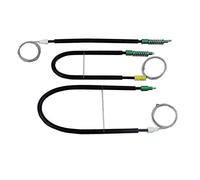 MKVAXR 2000-2010, for Peugeot, 607 KIT DE REPARACIÓN DE REGULADOR DE VENTANA DELANTERO IZQUIERDO-DERECHO Motor de ventanilla para coche