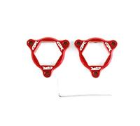 MKVAXR 22MM, for CBR929RR CBR600RR CBR954RR RC51 CBR1000RR CBR 600RR Motocicleta 22mm CNC Aluminio Suspensión Tenedor Precarga Ajustador Regulador de precarga de Horquilla de Motocicleta(Rot)