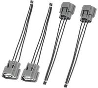 MKVAXR 4 piezas de conectores de bobina de encendido, arnés de cableado, cable flexible de 3 cables Cable de encendido
