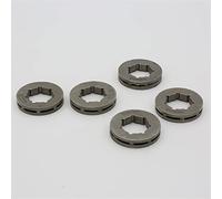 MKVAXR 5 piezas/lote 3/8 paso 8 dientes ID 22 mm piñón estriado llanta 30 31 32 38 40 41 44 MS361 MS440 MS460 MS660 motosierra Piñón de llanta para motosierra