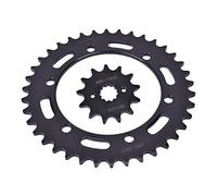 MKVAXR 520 13T 38T 520-13T 520-38T engranaje de piñón trasero delantero motocicleta rueda fija CBR250 CBR250R CBR250RA CBR 250 2011-2013 Piñón de cadena trasera de motocicleta(Front Rear)