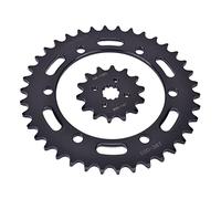 MKVAXR 520 14T 38T engranaje de piñón trasero delantero motocicleta rueda fija CBR250 CBR250R CBR250RA CBR 250 2011-2013 520-14T 520-38T Piñón de cadena trasera de motocicleta(Front Rear)