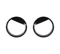 MKVAXR Accesorios de la Cubierta de la decoración de la lámpara del capó del Faro Delantero del Coche, for Jeep, Wrangler TJ 1997-2006 Cubierta para Faros Delanteros de Coche