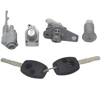 MKVAXR Actuador de bloqueo de puerta automático Al243 Interruptor de encendido Cerradura de puerta Barril Tapa de combustible para maletero Llaves de 2 botones, para Civic 06-08(BLACK 4PCS 2B)