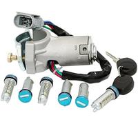 MKVAXR Actuador de bloqueo de puerta automático Cerradura de puerta con interruptor de llaves de barril de encendido, para Iveco Daily 2000-2006 2992551 2991727