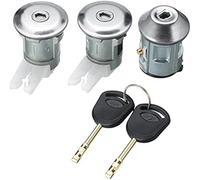 MKVAXR Actuador de bloqueo de puerta automático Cilindro de cerradura puerta con interruptor encendido automático, para 2 llaves, para Ford, para Falcon Xg Xh Ute Van 1993 1994 1995 1996