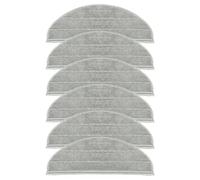 MKVAXR Alfombrilla limpiadora de Suelos robótica 6 Pc Trapos De Microfibra, for Cecotec, for Conga 9090 AI Robot Aspirador Reemplazo Uso Seco Y Húmedo Paños De Fregona Almohadilla Limpieza De Pisos