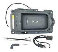 MKVAXR Bandeja de carga inalámbrica for Toyota, 2014-2021 00016-34506 Adaptador de cargador de coche USB doble