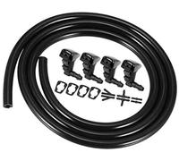 MKVAXR Boquilla de chorro for limpiaparabrisas delantero de coche, 4 unidades, orificio único, for DODGE, Dart 2012-2018, for Chrysler, 300 2011-2014 68260029AA 5182327AA Boquilla de lavado calentada