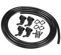 MKVAXR Boquillas for lavaparabrisas delantero de coche, 4 unidades, 8L8Z17603AA, con manguera de 1 metro, for Ford, for Edge 2.0T Escape Kuga Boquilla de lavado calentada
