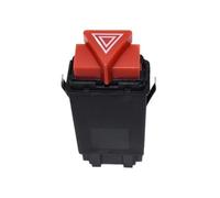 MKVAXR Botón de tablero del interruptor advertencia luz peligro for A3 8L1 1996-2003 8L0941509L Interruptor de advertencia de peligro