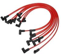 MKVAXR Cables de bobina de encendido for bujías de coche, arnés de bobina de encendido de 8 mm, for motores Chevrolet SBC BBC, paquete de 9 Cable de encendido