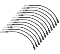 MKVAXR Cables de bobina de encendido for bujías de coche, arnés de cables de 12 mm for Mercedes-Benz, W202, W210, C43, n.º 1121500218/1121500118/1121500318, paquete de 12 Cable de encendido