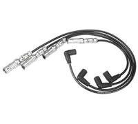 MKVAXR Cables de bobina de encendido for bujías de coche, arnés de cables de 7 mm, for Volkswagen, Beetle, Golf, Jetta, 2.0L, n.º 06A905430AK/06A905430AL/06A905430AM, paquete de 4 Cable de encendido