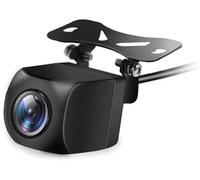 MKVAXR Cámara de Marcha atrás retrovisor Coche Ahd 1080P Alarma Impermeable 145 Gran Angular Copia Seguridad Ai, para cámara Trasera del vehículo(Black HS17)