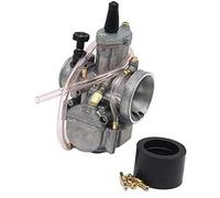 MKVAXR Carburador de motocicleta 2T 4T for Keihin, PWK, Oko 21 24 26 28 30 32 34mm con Power Jet Conjunto de carburador de motocicleta(BLACK 32mm Z+sdtrp)