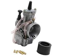 MKVAXR Carburador de motocicleta PWK 21 24 26 28 30 32 33 34 35 36 38 40 42 mm, for Keihin, Koso, ATV Conjunto de carburador de motocicleta(BLACK 42mm K+eihi)