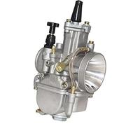 MKVAXR Carburador PWK Universal for motocicleta 2T 4T 21 24 26 28 30 32 34mm con Power Jet Conjunto de carburador de motocicleta(BLACK 34mm)