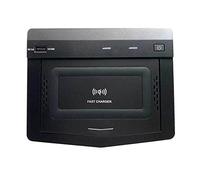 MKVAXR Cargador inalámbrico for coche de 15 W, cargador teléfono QI for Cadillac, XT4 2018 2019 2020 2021, soporte for con placa carga rápida Adaptador de cargador de coche USB doble