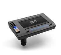 MKVAXR Cargador inalámbrico Qi for teléfono de 15 W for coche, soporte for placa carga A6 A6L 2019 2020 Adaptador de cargador de coche USB doble