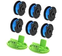 MKVAXR Carrete de Hilo for desbrozadora para Greenworks, 1,65 mm | De diámetro, 4,9 m de largo. Carrete de hilo for desbrozadora para Greenworks, 24 V, G24LT, G24LTK2, G24LT30M