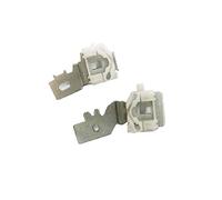 MKVAXR CLIPS DE HIERRO X2 PIEZAS, for NISSAN, PRIMERA P12 DELANTERO DERECHO 2002-2007 KIT DE REPARACIÓN DE REGULADOR DE ELEVALUNAS ELÉCTRICO CLIP DESLIZANTE Motor de ventanilla para coche