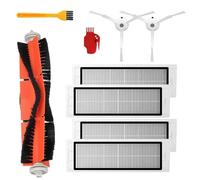 MKVAXR Colector de Polvo Limpiador Piezas de aspiradora Accesorios Filtro Hepa Cepillo Lateral Caja Polvo Principal, para Roborock, S50 S55 S60 Robot para Xiaomi, 1s(N)