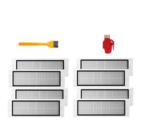 MKVAXR Colector de Polvo Limpiador Piezas de aspiradora Accesorios Filtro Hepa Cepillo Lateral Caja Polvo Principal, para Roborock, S50 S55 S60 Robot para Xiaomi, 1s(U)