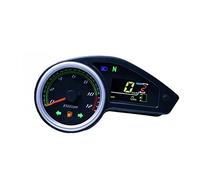 MKVAXR Cuentakilómetros for motocicleta, velocímetro a color, tacómetro, medidores, instrumento digital LCD Medidor de datos de viajes en motocicleta(Speedometer only)