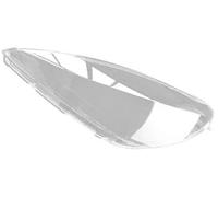 MKVAXR De faros delanteros de coche, cubierta de repuesto for lente de faro, for Peugeot, 307 2003 2004 2005 2006 2007, luces delanteras Cubierta de cristal del faro delantero(BLACK Left)