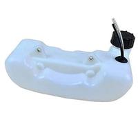 MKVAXR Depósito de desbrozadora, depósito de combustible, herramienta eléctrica de jardín, blanco, 240mm, negro, desbrozadora, depósito de gasolina Tapa del depósito de combustible para herramientas d
