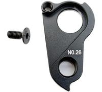 MKVAXR Deserción del Engranaje de Bicicleta 1 Pieza de deserción mecánica de Bicicleta, para Canyon No.26 para remitente CF Ex para Luchar por el nervio MTB Derailleur Rd Hanger(Black 1pc for NO 26)