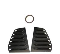 MKVAXR Embellecedor de la persiana Ventana Lateral Trasera for Golf 6 Mk6 2008-2012, imitación Fibra Carbono/Negro Brillante Tapa de la persiana de la Ventana del vehículo(Carbon Look)