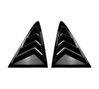 MKVAXR Embellecedor for persianas y Triangulares traseras de Coche, for Fiesta Mk8 2018+, Color Negro Brillante Tapa de la persiana de la Ventana del vehículo