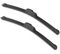MKVAXR Escobilla Limpiaparabrisas Todo Clima Limpiaparabrisas Delantero Trasero, para Sylphy 2012-2017 Parabrisas Ventana De Goma 26 14 Lhd Rhd Auto Accesorios Coche(BLACK Type A 2614 RIGHT)